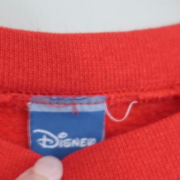 Vintage Disney Mickey Mouse Christmas Sweatshirt Red Crewneck – ’Tis the Season - Picture 2 of 2